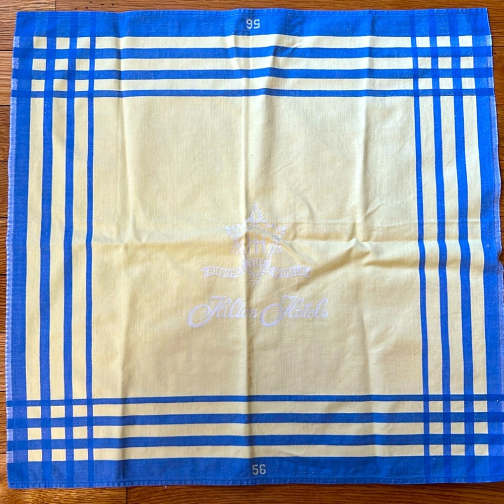 Hilton Hotels Vintage napkin
